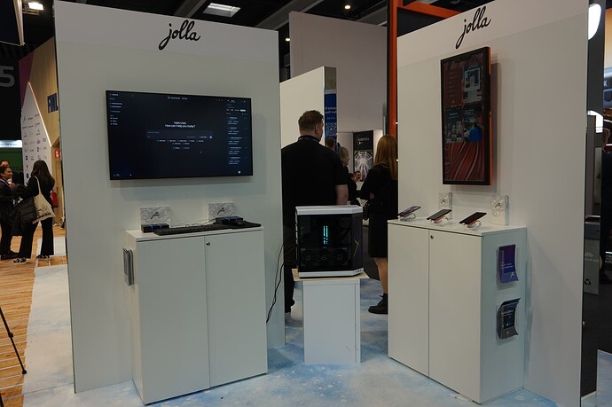 Jolla's booth