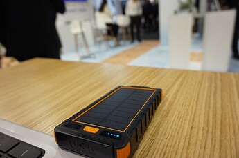 Solar charging @Finland Pavilion