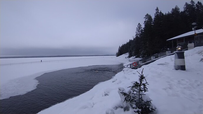 Sauna and swimming in between