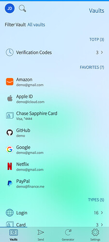 VaultList