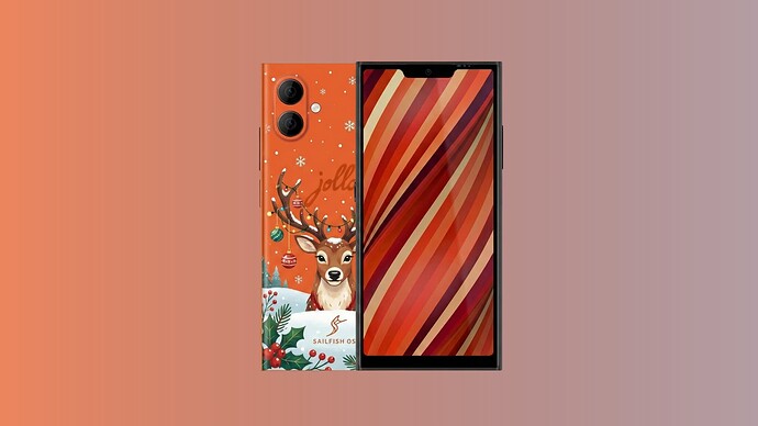 jolla phone xmas cover
