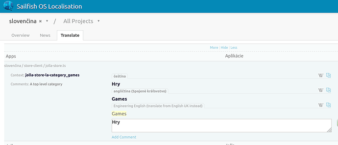 Translate Slovak Sailfish OS Localisation3