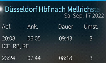 Fahrplan 1