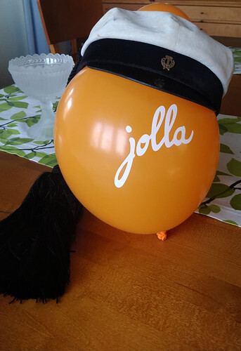 The Orange Jolla balloon