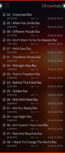 Generic folder non sorted