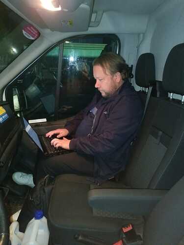 In a Transit