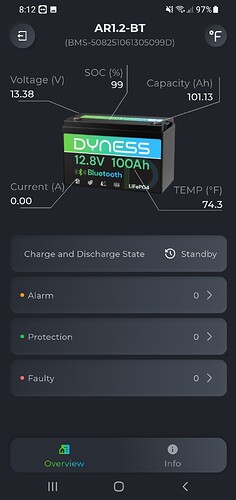 Dyness-App-Battery-Overview
